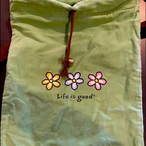 Life is Good Canvas Backpack